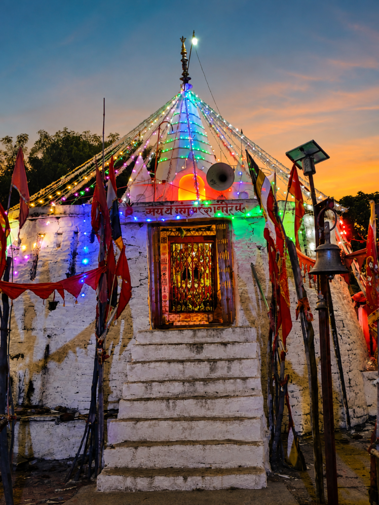Maa sharda mata mandir Patloni